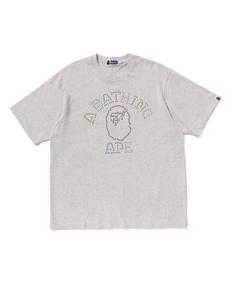 베이프 반팔 티셔츠 001CSL801313MGRA GRAY DOM 썸네일 1