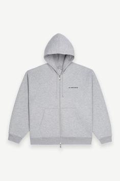 25SS 레벤자민 후드 티셔츠 LEBM251MRHD039GR GREY MENLANGE DOM 썸네일 1