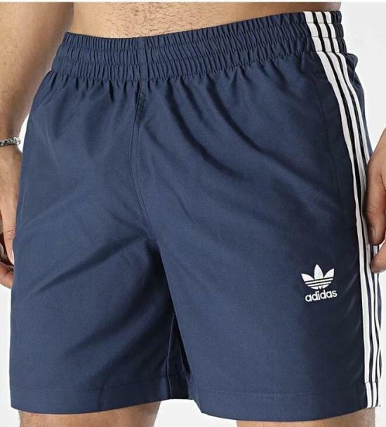 아디다스 오리지널스 아디컬러 3S 스윔 쇼츠 HT4407 Night Indigo White DOM - Adidas