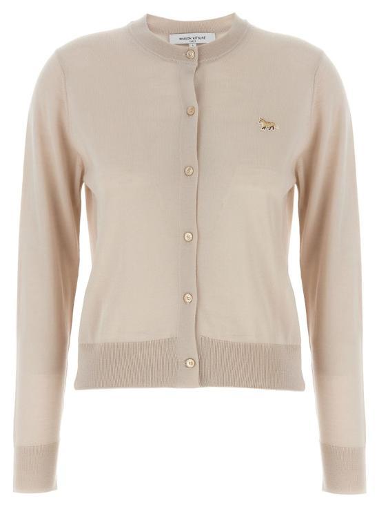 25SS 메종키츠네 베이비 폭스 패치 레귤러 가디건 MW00507KT10360134 DOM - Maison Kitsune
