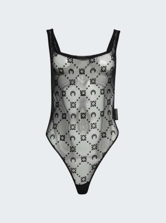25SS 마린세르 탑 MRSW251PRUW063BK BLACK DOM - Marine Serre