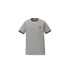 오니츠카타이거 반팔 티셔츠 2183B535 020 HEATHER GREY BURGUNDY DOM 썸네일 1