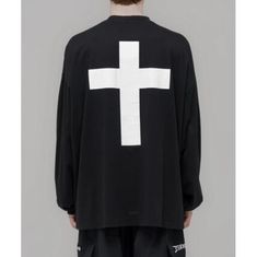 25FW 032C 긴팔 티셔츠 32CU252PRTL045BK WASHED BLACK DOM 썸네일 2