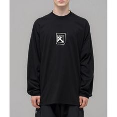25FW 032C 긴팔 티셔츠 32CU252PRTL045BK WASHED BLACK DOM 썸네일 1