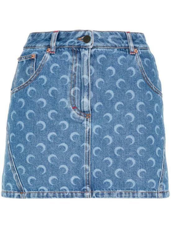 25SS 마린세르 데님 스커트 MRSW251PRSK048LB LIGHT BLUE DOM - Marine Serre