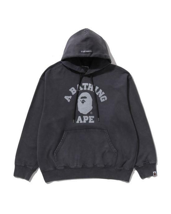 베이프 후드 티셔츠 0ZXSWM304141PCCX CHARCOAL DOM - Bape