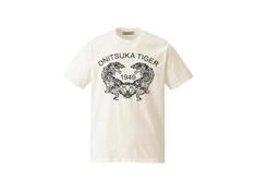 오니츠카타이거 반팔 티셔츠 2183B458 701 OFF WHITE DOM 썸네일 1