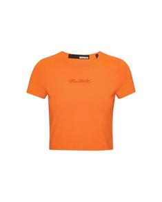 로테이트 반팔 티셔츠 ROTW241PRTS028OR VIBRANT ORANGE DOM 썸네일 1