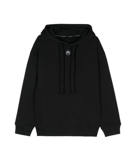 25SS 마린세르 후드 티셔츠 MRSM251PRSW079BK BK99 BLACK DOM - Marine Serre