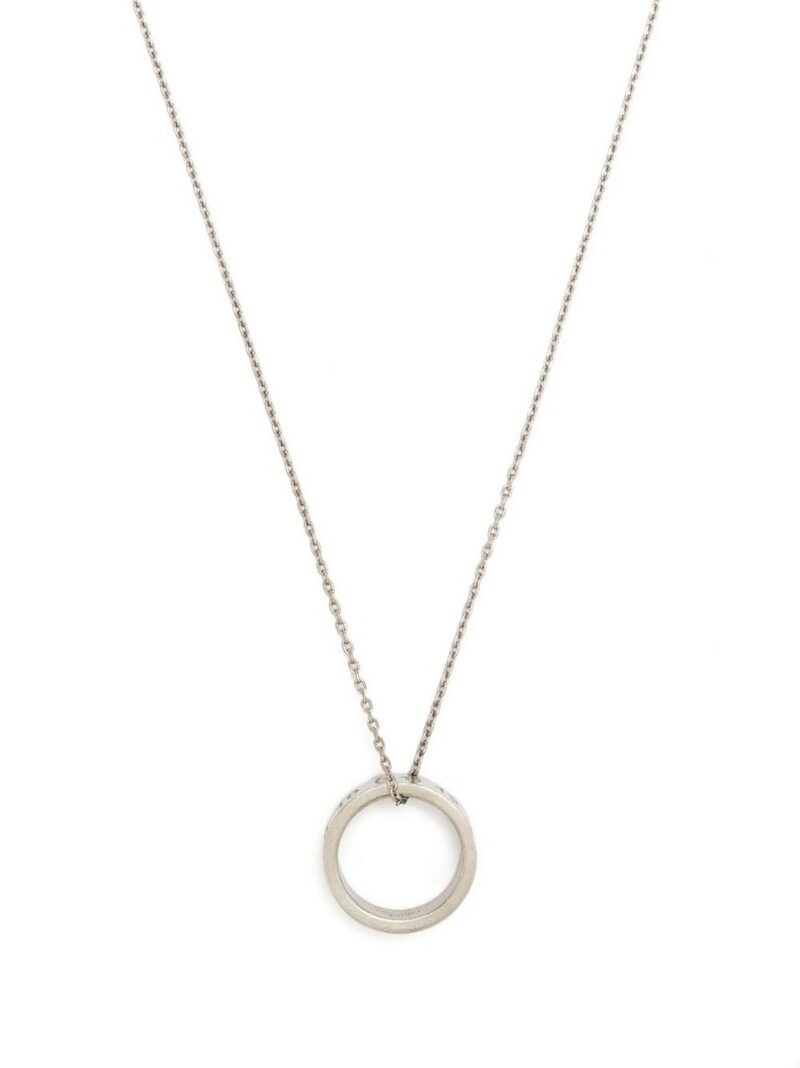 메종 마르지엘라 뉴메리컬 밴드 링 네클리스 실버 SI8UU0001SV0129951 - Maison Margiela