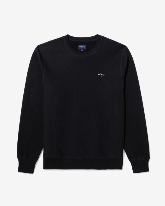 25SS 노아 긴팔 티셔츠 NOAU000ORSW004BK BLACK DOM - NOAH