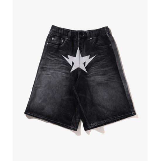 베이프 숏팬츠 001SPL301319MBLK BLACK DOM - Bape
