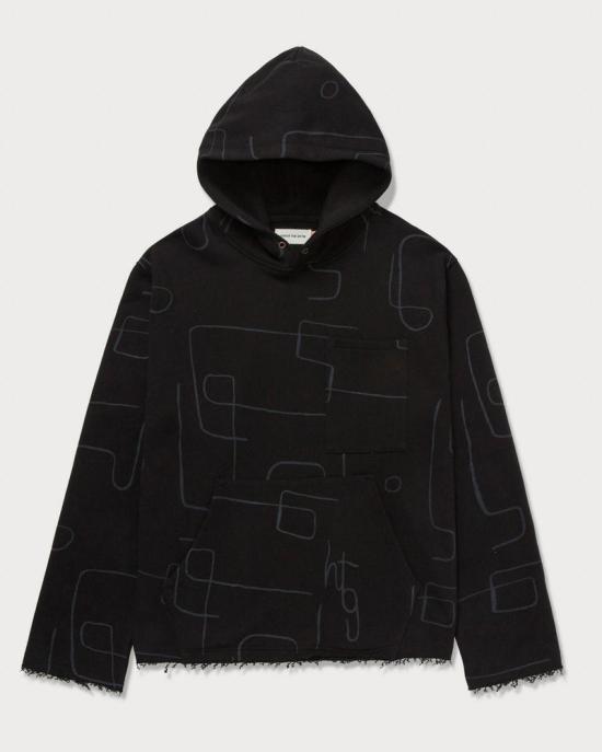 오너 더 기프트 후드 티셔츠 HTGM241PRSW020BK BLACK DOM - Honor The Gift