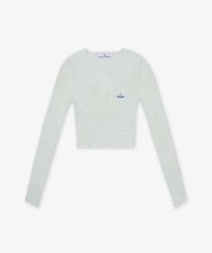 25SS 비비안웨스트우드 Bea 베아 크롭 V넥 가디건 1803004WY003KM403 DOM 썸네일 1