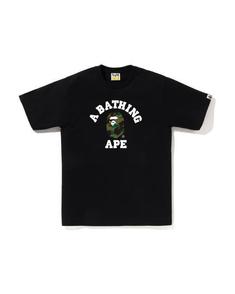 베이프 반팔 티셔츠 0ZXTEM011101PBKM BLACK GREEN DOM 썸네일 1