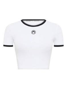 25SS 마린세르 반팔 티셔츠 MRSW251PRTS025WH WH10 WHITE DOM 썸네일 1