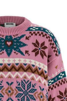 25FW 모스키노 스웨터 AEF252D 09165405AEF1210 Pink DOM 썸네일 3