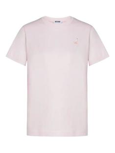 25FW 모스키노 반팔 티셔츠 AEF252D B07725441AEF1229 Pink DOM 썸네일 1
