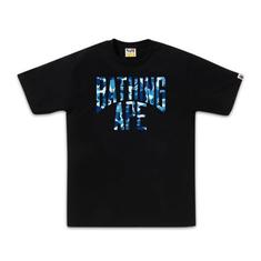 베이프 반팔 티셔츠 001TEL301011MBK9 BLACK BLUE DOM 썸네일 1