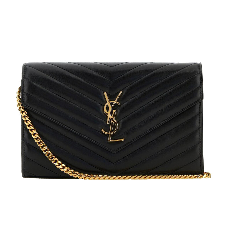 생로랑 카산드라 모노그램 크로스백 블랙 377828 AAA44 1000 - Saint Laurent