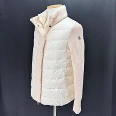몽클레어 트리콧 여성 니트패딩 아이보리 썸네일 1
