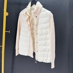몽클레어 트리콧 여성 니트패딩 아이보리 썸네일 2