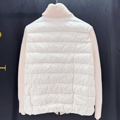 몽클레어 트리콧 여성 니트패딩 아이보리 썸네일 4