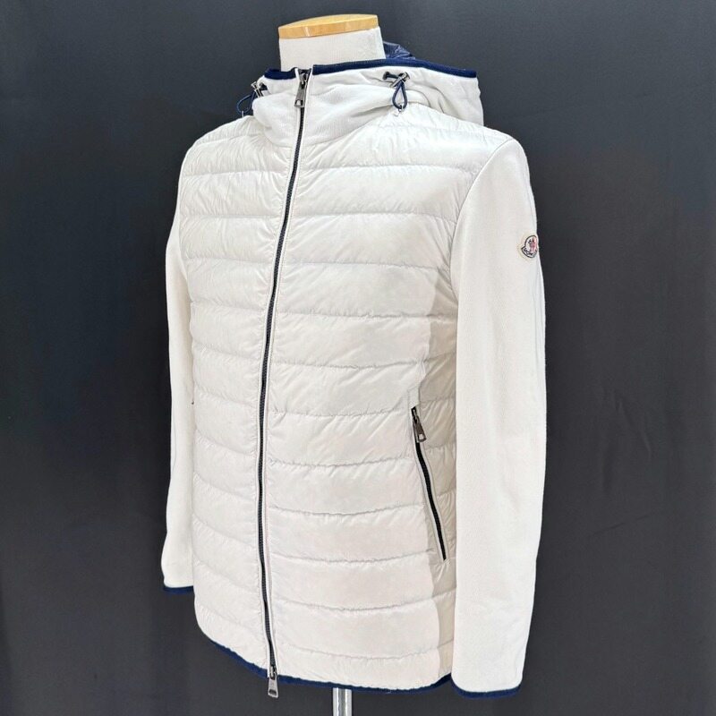 몽클레어 패딩 후드집업 자켓 화이트 - Moncler