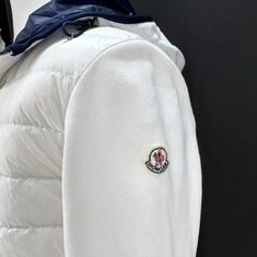 몽클레어 패딩 후드집업 자켓 화이트 썸네일 7