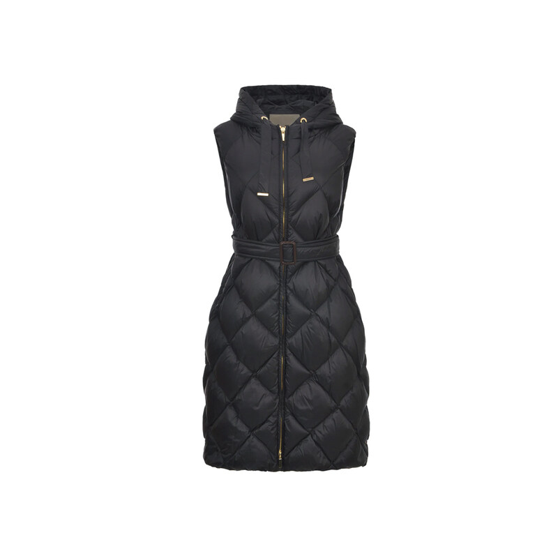 25FW TREGIL 후드 퀄팅 패딩 코트 블랙 2529296075 002 - Max Mara