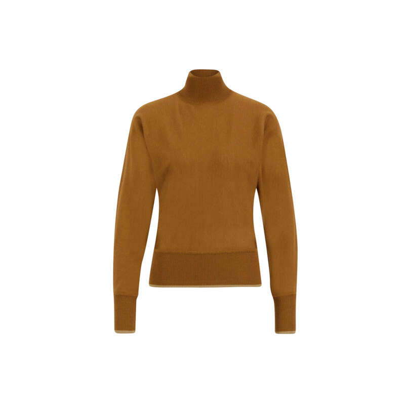 14주년 EDUCATA 폴라 울 니트 브라운 63661023 014 - Max Mara