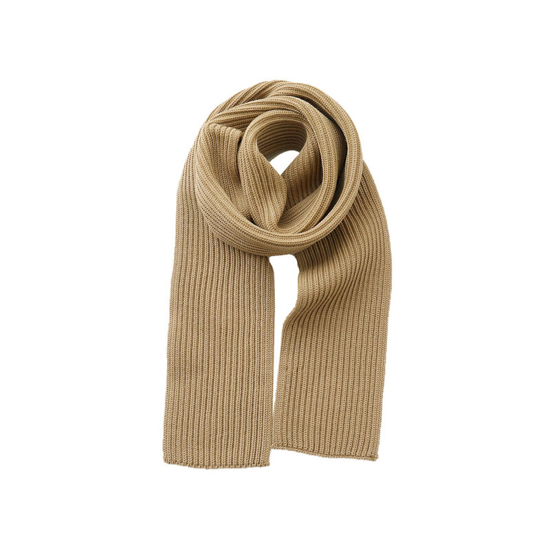 25FW 골지 울 숏 머플러 카멜 SHORT SCARF CAMEL - ANDERSEN ANDERSEN