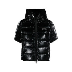 듀베티카 25FW SADAMELIK 하프 슬리프 후드 패딩 자켓 블랙 VDDH15135K0001 BKL 썸네일 1