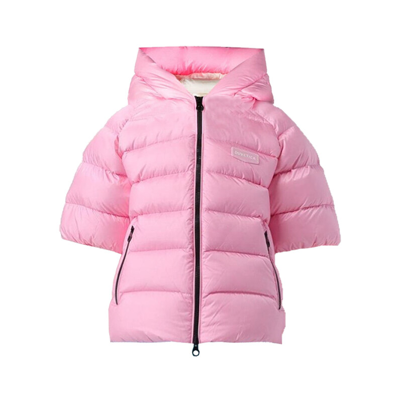 듀베티카 25FW SADAMELIK 하프 슬리프 후드 패딩 자켓 핑크 VDDH15135K0001 PKL - Duvetica