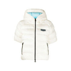 듀베티카 25FW SADAMELIK 하프 슬리프 후드 패딩 자켓 화이트 VDDH15135K0001 WHS 썸네일 1