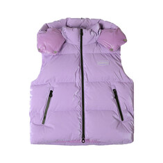듀베티카 25FW EPIPOLI 로고 후드 패딩 조끼 비올라 VDDV25135K0001 LVL 썸네일 1
