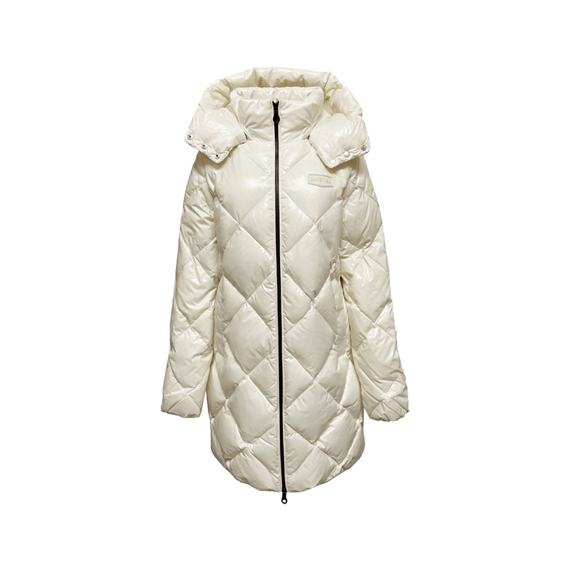 듀베티카 25FW CONZA 로고 패치 패딩자켓 크림 VDDJ30646K0001 CRL - Duvetica