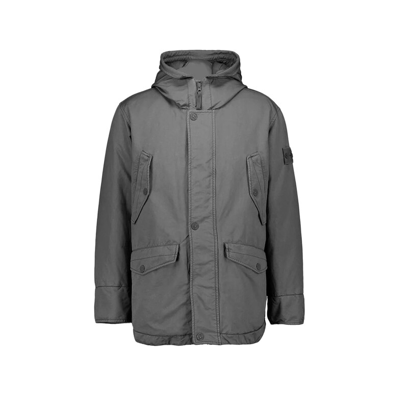 스톤 25FW 고스트피스 와펜 패치 다비드 TC 패딩자켓 차콜 K2S15 4100108 S0F27 V0067 - Stone Island