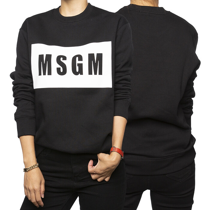 MSGM 박스 로고 맨투맨 2000MDM523 - MSGM