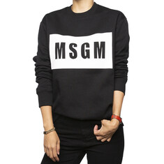 MSGM 박스 로고 맨투맨 2000MDM523 썸네일 1