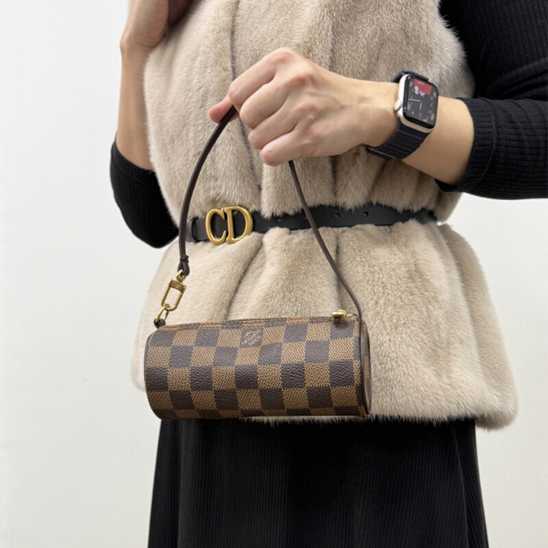 중고 루이비통 빠삐용 파빌론 파우치 여성미니백 명품감정서 JS251203-04 - Louis Vuitton