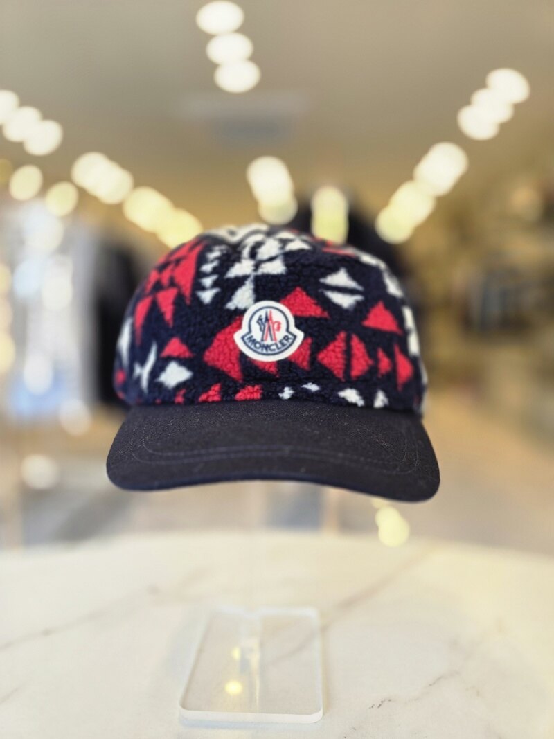몽클레어 테디 자카드 베이스볼 캡 3B00013 5969R P74 - Moncler