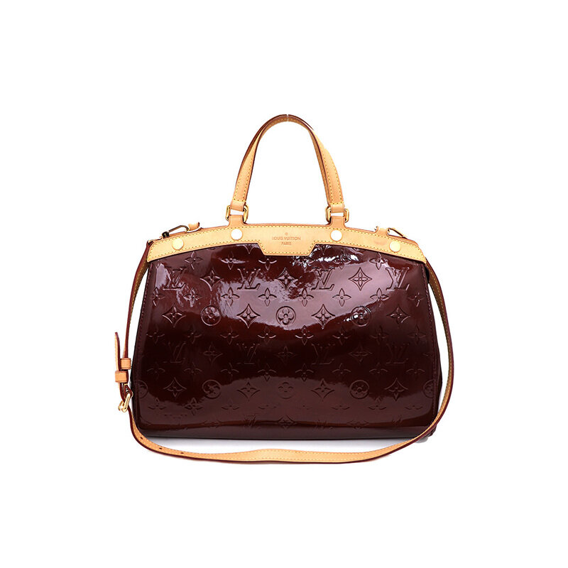 루이비통 M91690 모노그램 베르니 아마랑뜨 브레아 MM 토트백 겸 숄더백kk58775956 - Louis Vuitton