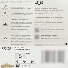 압구정 더팩토리 25FW 어그 여성 미국 UGG USA CLASSIC MICRO 클래식 마이크로 부츠 샌드 (1173891 SAND) 썸네일 8