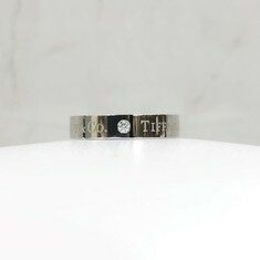 [럭스유] (새상품) 티파니앤코 다이아 3P 플래티늄 밴드 링 7호 4mm 썸네일 2