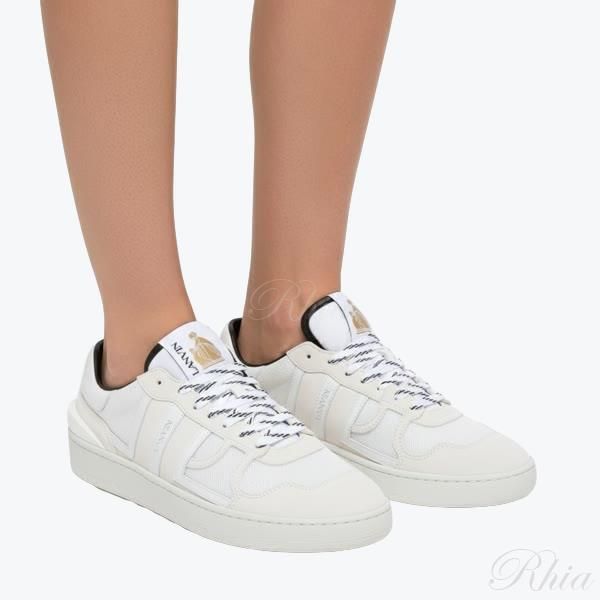 랑방 FUSKDK00TONA P2500 클레이 메쉬 스니커즈 - Lanvin