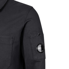 CP 25FW 렌즈 와펜 포켓 디테일 셔츠집업 블랙 19CMSS101A 002246G 999 썸네일 3