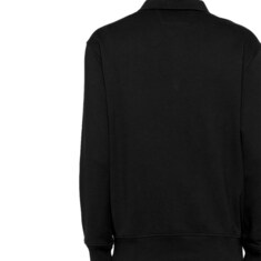 CP 25FW 로고 자수 폴로 기모 맨투맨 블랙 19CMSS140A 005086W 999 썸네일 2