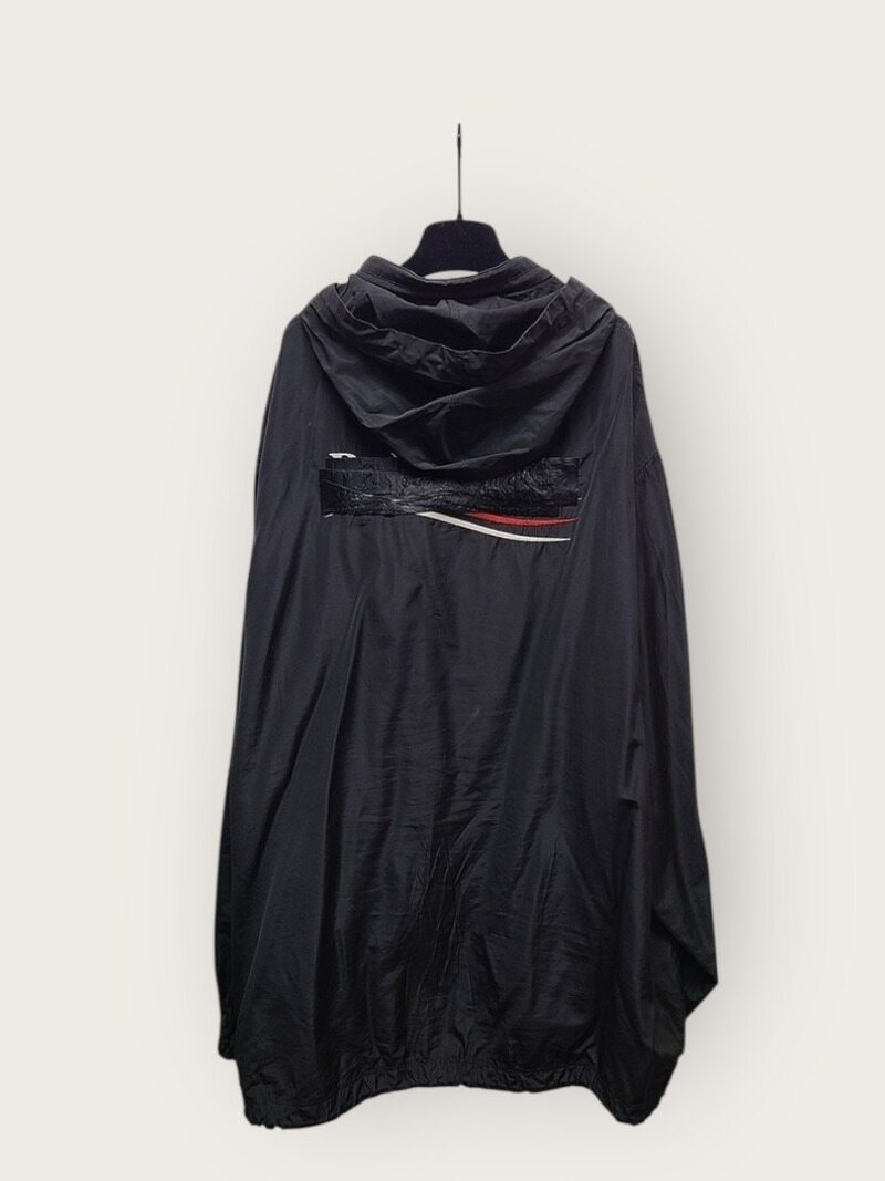 [중고명품/루이스잇] M / 발렌시아가 블랙 빈티지 웨이브로고 윈드브레이커 - Balenciaga
