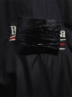 [중고명품/루이스잇] M / 발렌시아가 블랙 빈티지 웨이브로고 윈드브레이커 썸네일 3